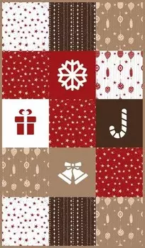 Бегун для ванны Dmora, 70x1x120 см, многоцветный