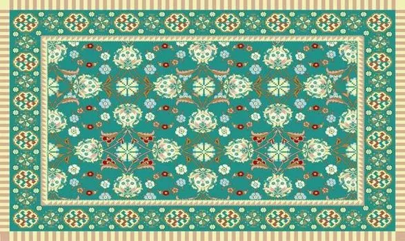 Бегун для ванны Ideallux, 52x1x62 см, многоцветный