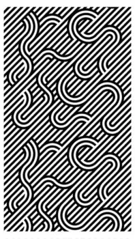 Бегун для ванны Ideallux, 52x1x90 см, черный