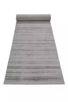 Бегунок Esprit "Gil", прямоугольный, соткан вручную, шелковисто-блестящий, переливающийся блеск цвета, эффект меланжа 230х230 см, светло-серый