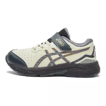 БЕГУЩИЕ ДЕТИ Кроссовки для детей дошкольного возраста Asics, цвет Off White/Grey