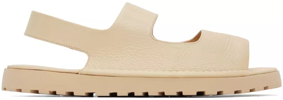 Beige Gomme Sanpomice Sandals Marsll