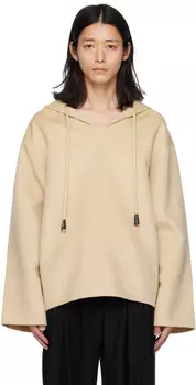 Beige Moshe Hoodie Nanushka