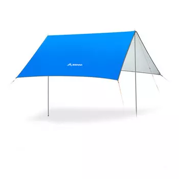 Beishanlang открытый пляжный навес для рыбалки, пикника, барбекю, беседка 300*300, сапфировый синий/светло-коричневый HJ