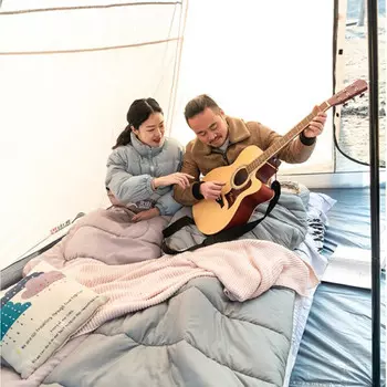 Beishanlang палатка для кемпинга на открытом воздухе, двухслойная, для отдыха на природе, для самостоятельного вождения, туристическое оборудование ZL057, маленький светильник, цвет хаки