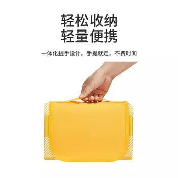 Beishanlang ткань Оксфорд коврик для пикника на открытом воздухе водонепроницаемый коврик для кемпинга цвета хаки в клетку (150x200 см)