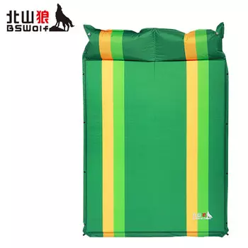 Beishanlang утолщенный двойной открытый кемпинг автоматический надувной влагостойкий коврик гостиничная палатка № 3 зеленый Q3006