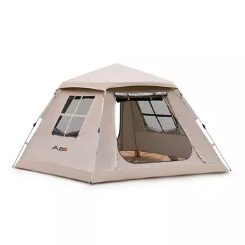 Beishanlang ZL085 полностью автоматическая быстро открывающаяся уличная палатка, комплектное оборудование для кемпинга, водонепроницаемая, портативная, складная, коричнево-коричневого цвета