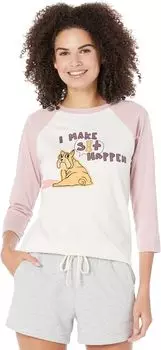 Бейсбольная футболка Make Sit Happen SKECHERS, белый