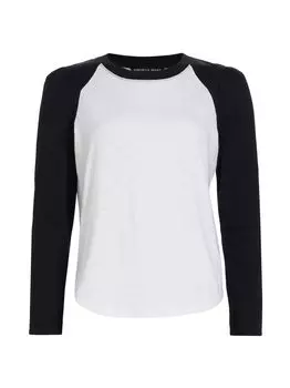 Бейсбольная футболка Мейсона Veronica Beard, белый