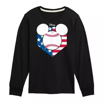 Бейсбольная футболка с длинными рукавами и рисунком Disney для мальчиков 8–20 лет Disney
