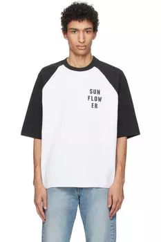 Бейсбольная футболка Sunflower, черный