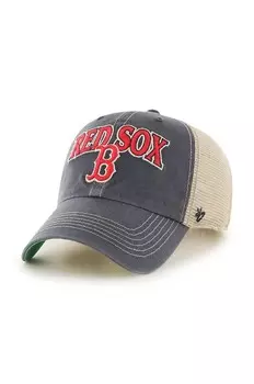 Бейсбольная кепка 47 бренда MLB Boston Red Sox 47 Brand, темно-синий