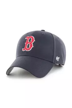 Бейсбольная кепка 47 бренда MLB Boston Red Sox 47 Brand, темно-синий
