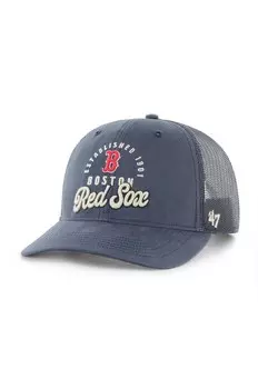 Бейсбольная кепка 47 бренда MLB Boston Red Sox 47 Brand, черный