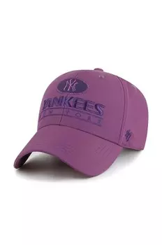 Бейсбольная кепка 47 бренда MLB New York Yankees 47 Brand, фиолетовый