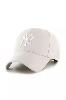 Бейсбольная кепка 47 бренда MLB New York Yankees 47 Brand, бежевый