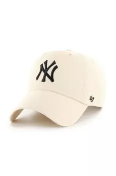 Бейсбольная кепка 47 бренда MLB New York Yankees 47 Brand, бежевый