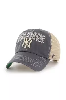 Бейсбольная кепка 47 бренда MLB New York Yankees 47 Brand, темно-синий