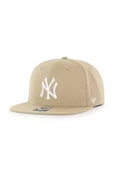 Бейсбольная кепка 47 бренда MLB New York Yankees 47 Brand, бежевый