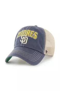 Бейсбольная кепка 47 бренда MLB San Diego Padres 47 Brand, темно-синий
