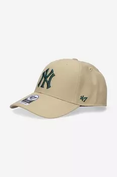 Бейсбольная кепка 47 бренда New York Yankees 47 Brand, бежевый
