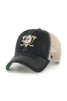 Бейсбольная кепка 47 бренда NHL Anaheim Ducks 47 Brand, черный