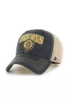 Бейсбольная кепка 47 бренда NHL Boston Bruins 47 Brand, темно-синий