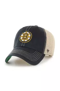 Бейсбольная кепка 47 бренда NHL Boston Bruins 47 Brand, черный