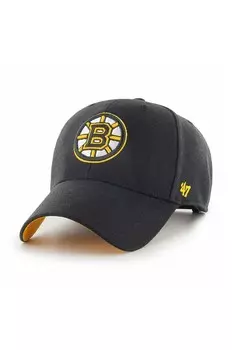Бейсбольная кепка 47 бренда NHL Boston Bruins 47 Brand, черный