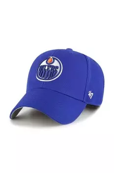 Бейсбольная кепка 47 бренда NHL Edmonton Oilers 47 Brand, синий