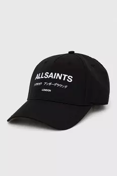 Бейсбольная кепка AllSaints, черный