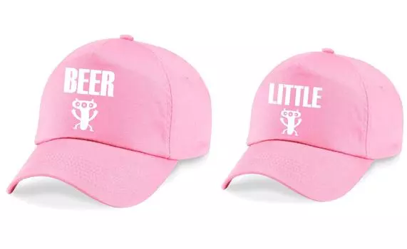 Бейсбольная кепка Beer Monster/Little Monster 60 SECOND MAKEOVER, розовый