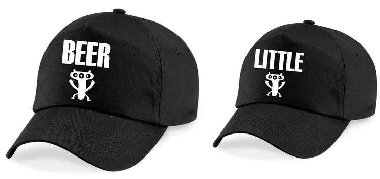 Бейсбольная кепка Beer Monster/Little Monster 60 SECOND MAKEOVER, черный