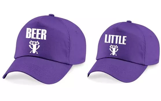 Бейсбольная кепка Beer Monster/Little Monster 60 SECOND MAKEOVER, фиолетовый
