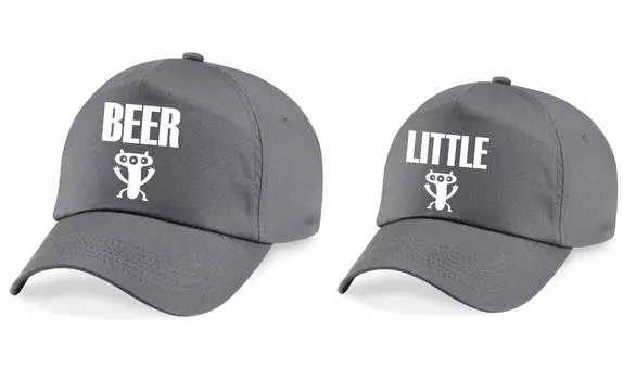 Бейсбольная кепка Beer Monster/Little Monster 60 SECOND MAKEOVER, серый