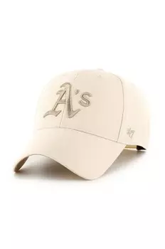 Бейсбольная кепка бренда 47 MLB Oakland Athletics 47 Brand, бежевый