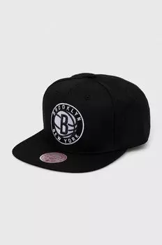 Бейсбольная кепка BROOKLYN NETS Mitchell&Ness, черный