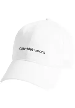 Бейсбольная кепка Calvin Klein Jeans "INSTITUTIONAL CAP", белый