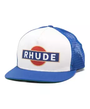 Бейсбольная кепка дальнобойщика Rhude, синий