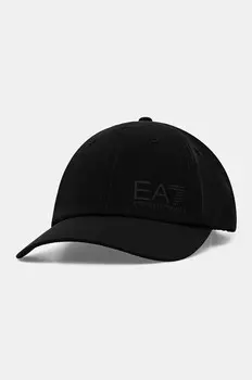 Бейсбольная кепка EA7 Emporio Armani, черный