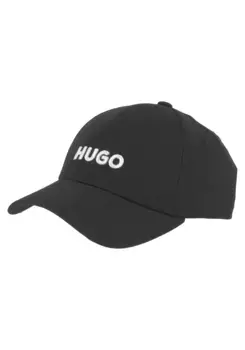 Бейсбольная кепка HUGO "Jude-BL" с вышитым логотипом, черный
