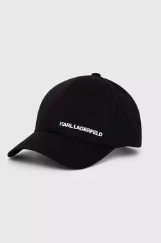 Бейсбольная кепка Карла Лагерфельда Karl Lagerfeld, черный
