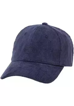 Бейсбольная кепка Levi's "HOLIDAY CORD CAP" из мягкого вельвета, синий