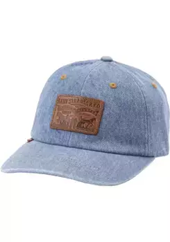 Бейсбольная кепка Levi's RELAXED HERITAGE, унисекс, голубой