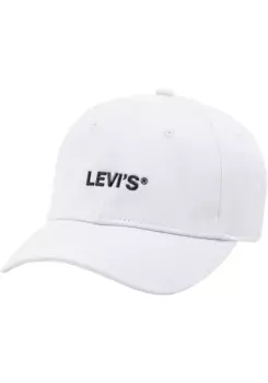 Бейсбольная кепка Levi's "ЖЕНСКАЯ МОЛОДЕЖНАЯ СПОРТИВНАЯ КЕПКА", белый