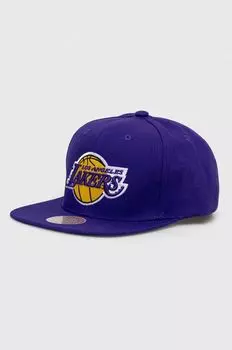 Бейсбольная кепка Mitchell & Ness LOS ANGELES LAKERS Mitchell&Ness, фиолетовый