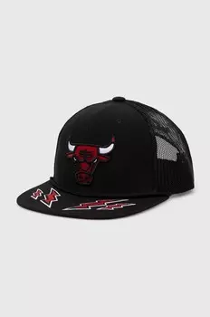 Бейсбольная кепка Mitchell&Ness NBA CHICAGO BULLS, черный