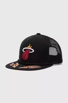 Бейсбольная кепка Mitchell&Ness NBA MIAMI HEAT, черный