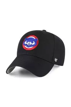 Бейсбольная кепка MLB Chicago Cubs 47 brand, черный